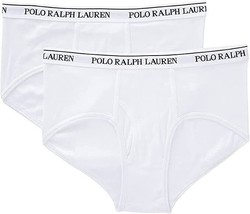 Polo Ralph Lauren Cotton Briefs Mens 3X Big Tall White Wicking Relaxed F... - £22.48 GBP