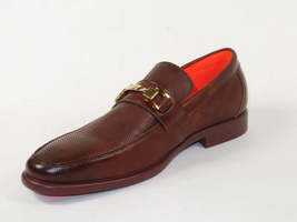 Men's TAYNO Shoes The Caprio L TAYNO leather Bit Loafer Coffee perforated image 3