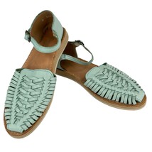 Macarena Collection Mint Hurache Sandal 10 Mexican Woven Maryjane - £28.16 GBP