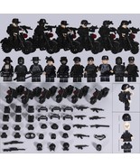 S.W.A.T. Motorcycle Commando Minifigures City Police Sets - $28.99
