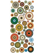 1 Sheets Mandela Artistic Dots Planner Stickers for Scrapbook