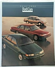 Original 1992 Ford Cars Taurus, Mustang, Thunderbird Dealer Sale Brochur... - $7.99