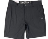 HURLEY Men Quick Dry 4-Way Stretch Hybrid Walk Shorts Size 38 BLACK - $14.84