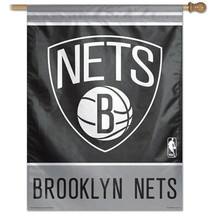 BROOKLNY NETS 27X37 FLAG/BANNER NEW &amp; OFFICIALLY LICENSED - £13.68 GBP