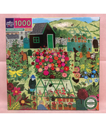eeBoo puzzle Garden Harvest 1000 piece Vanessa Bowman flowers summer veg... - $13.84 CAD