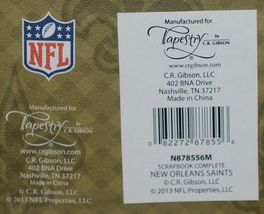 C R Gibson Tapestry N878556M NFL New Orleans Saints Scrapbook image 9