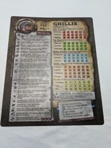 *CARD ONLY* Too Many Bones Ghillie Character Player Reference Card - £22.41 GBP