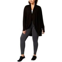 Ideology Womens Plus Open Front Long Sleeve Cardigan, Size 2X - $573.35 MXN