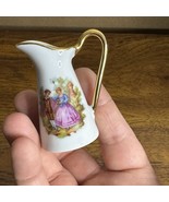 F.M Limoges Vintage Collectible Miniature Pitcher France - €15,52 EUR