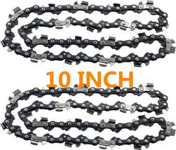 10 Inch Chainsaw Chain S40 3/8&quot; LP Pitch .050&quot; Gauge 40 Drive Links, 10-... - £15.81 GBP