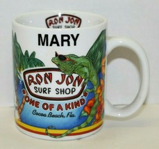 Ron Jon Surf Shop Cocoa Beach Florida Name Mary Coffee Tea Cup Mug One O... - $19.80