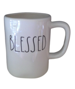 Rae Dunn Magenta Blessed Mug Farmhouse Style Coffee Tea Ivory Black Lett... - £8.88 GBP