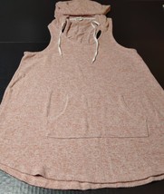 Inspired Hearts Sleeveless Hoodie Knit Top Vest Women&#39;s Size XL - $10.17