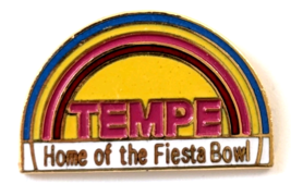 Tempe Arizona Home of Fiesta Bowl Souvenir Pin College Football Collecti... - €11,05 EUR