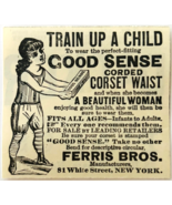 1886 Ferris Good Sense Corset Advertisement Victorian Fashion Clothing D... - €17,17 EUR