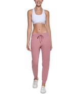 Calvin Klein Womens Performance Logo Rib-Trim Jogger Pants, Mauve Size X... - £34.53 GBP