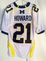 Adidas Premier NCAA Jersey Michigan Wolverines Desmond Howard White sz L - £40.34 GBP