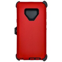 For Samsung Note 9 Heavy Duty Case w/ Clip RED/BLACK - £6.84 GBP