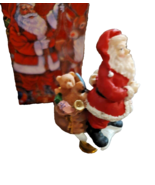 Lamp Finial Topper Santa Night Before Christmas Lamp Finial - $17.50 CAD
