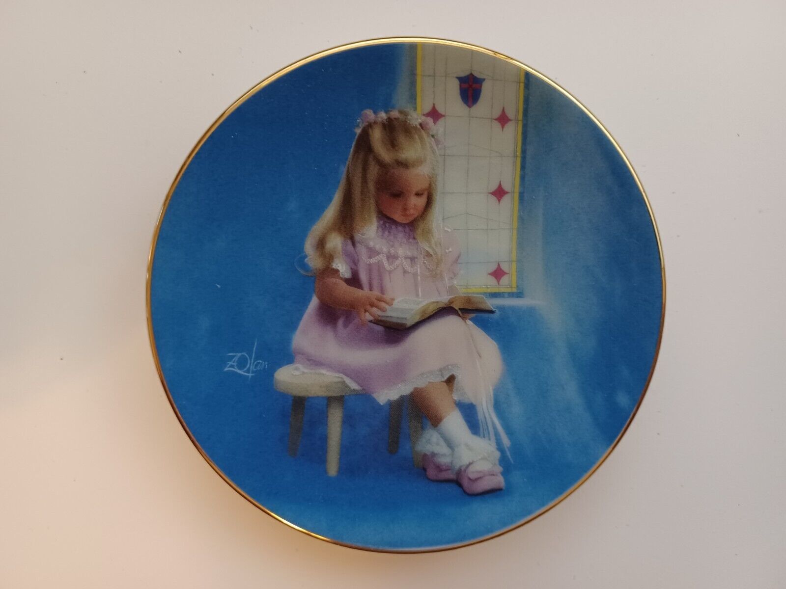 A Child&#39;s Faith -  Collector Plate with Box - Exclusive for Donald Zolan... - $3.96
