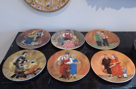 6 Guy Buffet TUSCAN STOREFRONTS Salad Plates - £45.88 GBP