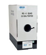 Eaton A224-01K-WH EATON TRIPP LITE SERIES RG6/U QUAD-SHIELD CMR-RATED CO... - $470.77 CAD