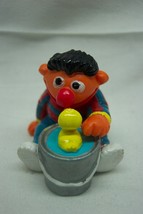 Vintage 1980&#39;s Applause Sesame Street ERNIE Rubber Duckie PVC Toy Figure - $14.85
