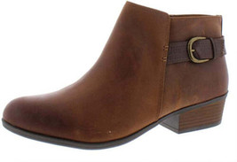 Clarks Womens Addiy Kara Ankle Boot Color Tan Leather Size 9.5 - £51.76 GBP