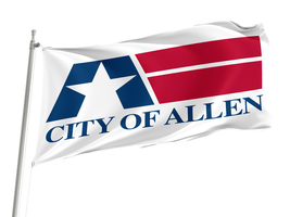 Allen, Texas Flag,Size -3x5Ft / 90x150cm, Garden flags - £23.45 GBP