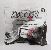 New 2018 Peanuts Snoopy #3 Astronaut Snoopy McDonald&#39;s Toy Sealed - £2.99 GBP