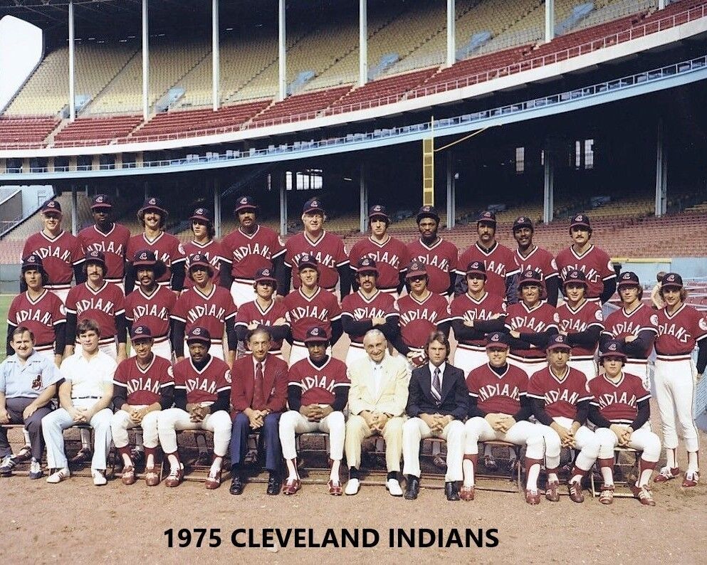 Primary image for 1975 CLEVELAND INDIANS 8X10 TEAM PHOTO BASEBALL PICTURE MLB