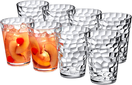 - Iceberg - 16-Ounce Plastic Tumblers (Set of 8), Plastic Drinking Glasses, - £30.70 GBP
