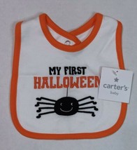 Carter&#39;s Halloween Bib My First Halloween Spider Bib for Boy or Girl - $9.00