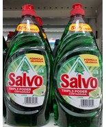 2X SALVO LAVATRASTES LIMON / LEMON  DISHWASHING SOAP 2 of 750ml EA-PRIOR... - £16.35 GBP
