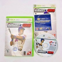 Major League Baseball 2K8 (Microsoft Xbox 360, 2008) Complete w/ Manual CIB - £5.91 GBP