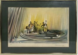 Joseph Kossonogi (Israeli 1908-1981) lithograph framer artist proof  - £271.53 GBP