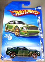 2010 Hot Wheels #138 Faster Than Ever 10/10 &#39;07 FORD SHELBY GT500 Green Variant - $12.25