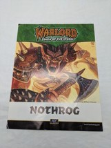 Warlord Saga Of The Storm Nothrog AEG Promotional Flyer Sheet 8 1/2&quot; X 11&quot; - £39.56 GBP