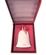 Hallmark Porcelain Dated Bell 2008 Happy Holidays in Box Christmas Decor... - $9.75 CAD