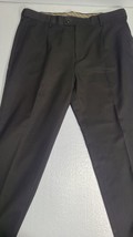 Saddlebred Mens Size 40x32 Pleated Front Gray Pants Slacks Cuffed - $16.99