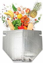 50 Insulated Thermal Bubble Bags /w Hand Hole 10x10x10 Lightweight - £183.90 GBP