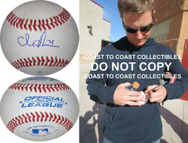 Chris Narveson Brewers Marlins Cardinals signed autographed baseball COA... - £42.80 GBP