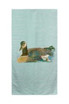Betsy Drake Goose on Teal Beach Towel - £47.68 GBP
