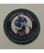 NFL Chip Shot Marshall Faulk Indianapolis Colts Green Chip # 121 - £4.66 GBP