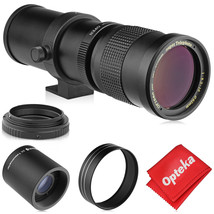 Opteka 420-1600mm Telephoto Zoom Lens for Nikon F DX FX Mount Digital Cameras - $154.99