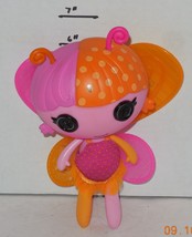 2012 MGA Lalaloopsy Little Lala Oopsie Fairy Fairy Tulip 7&quot; Doll Pink Orange - £11.81 GBP