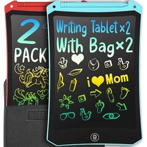 2 Pack Lcd Writing Tablet For Kids Doodle Board With 2 Bag, Electronic Drawing T - £14.89 GBP