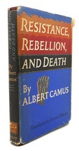 Albert Camus Resistance, Rebellion, And Death 1st Edition 2nd Printing - $135.00