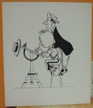 Original unsigned Ink Drawing 9.5&quot;x11&quot; cartoon cel c1970 citrus vaquero ... - $1,315.77 MXN