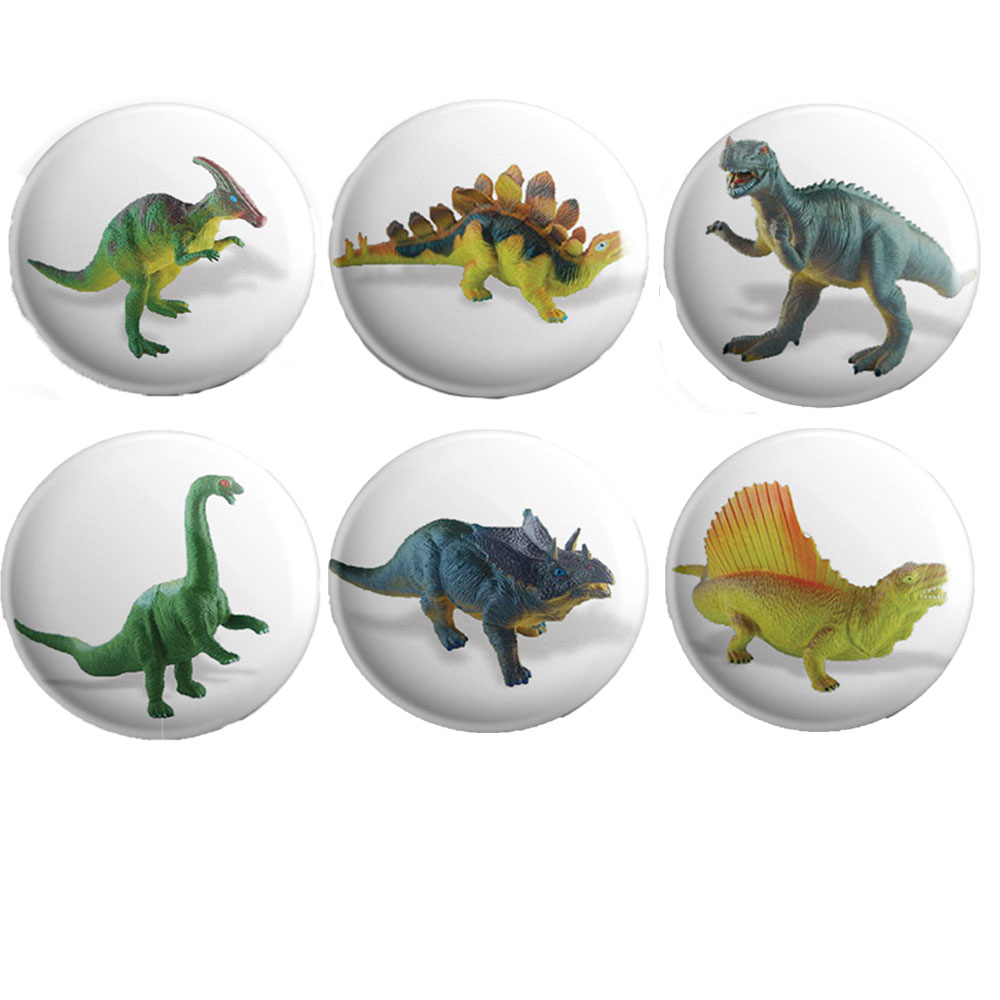 Heebie Jeebies Geek Badges Button - Dinosaur - $12.98